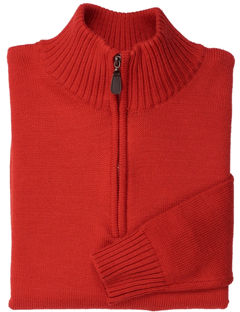 Roter Inserch-Pullover: Dein neuer Lieblings-Sweater für Stil und Wärme – jetzt entdecken!